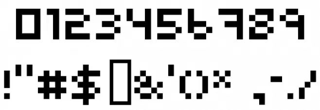 Digitype Font OTHER CHARS