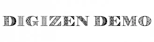Digizen Demo  Descarca Fonturi Gratis