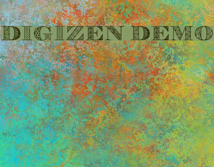 Digizen Demo Font examples