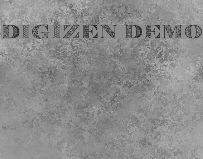 Digizen Demo Font examples