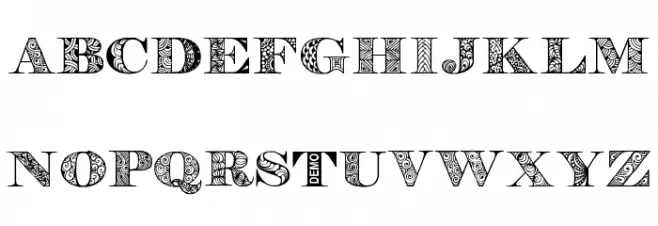 Digizen Demo Font LOWERCASE