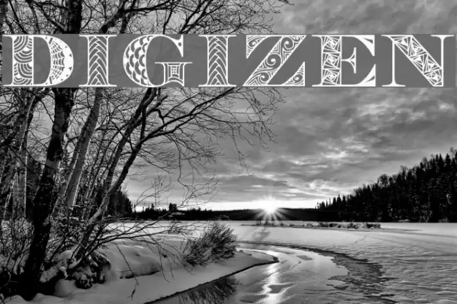 Digizen Шрифта examples