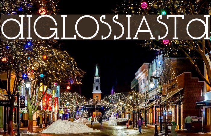 DiglossiaStd Font examples
