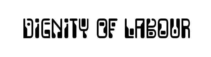Dignity Of Labour  font caratteri gratis