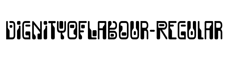 DignityOfLabour-Regular  免费字体下载
