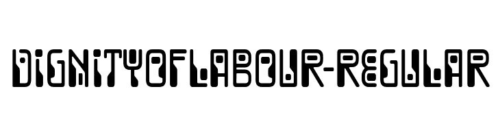 DignityOfLabour-Regular  font caratteri gratis