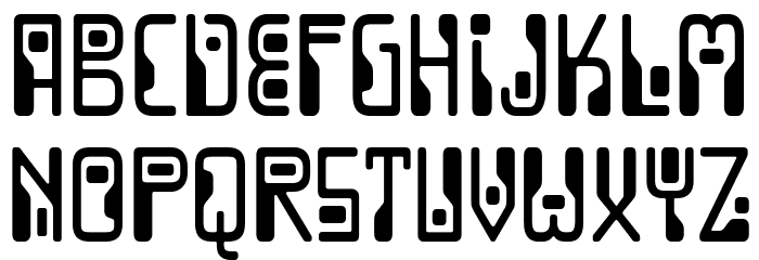 DignityOfLabour-Regular Font LOWERCASE
