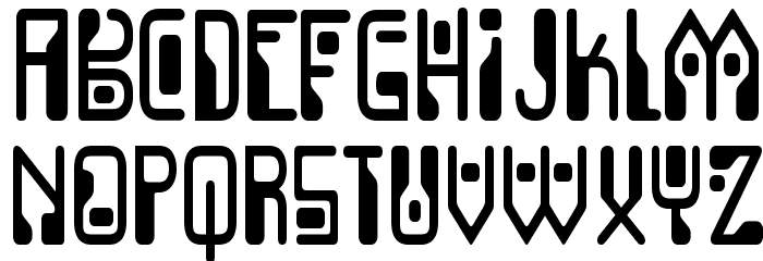 DignityOfLabour-Regular Font LOWERCASE