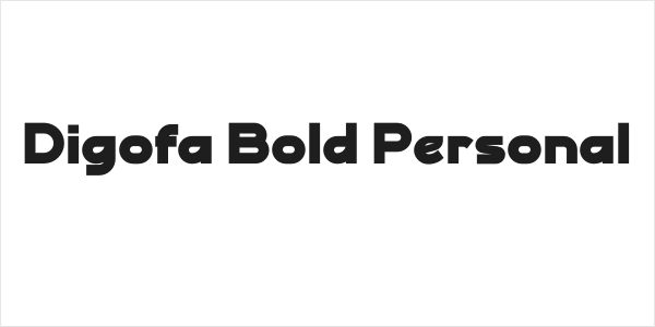Digofa Bold Personal Logo