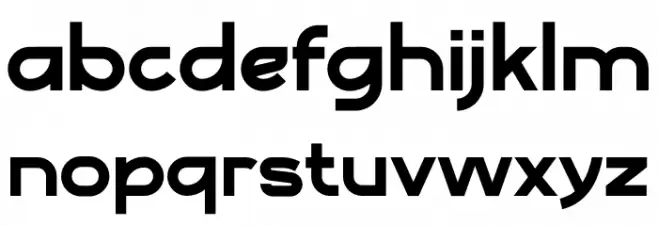 Digofa Reg Personal Font LOWERCASE
