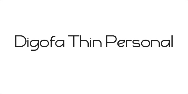 Digofa Thin Personal Logo