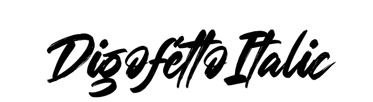 Digofetto Italic  Frei Schriftart Herunterladen