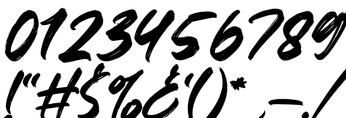Digofetto Italic Font OTHER CHARS