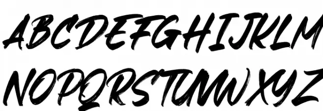 Digofetto Italic Fuentes MAYÚSCULAS
