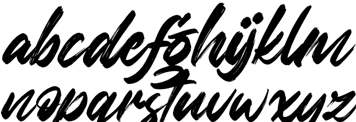 Digofetto Italic Font LOWERCASE