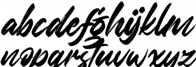 Digofetto Italic फ़ॉन्ट लोअरकेस