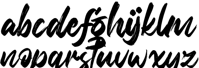 Digofetto Font LOWERCASE