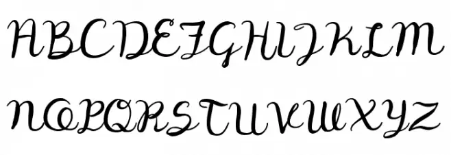 Digory Doodles Schriftart Groß