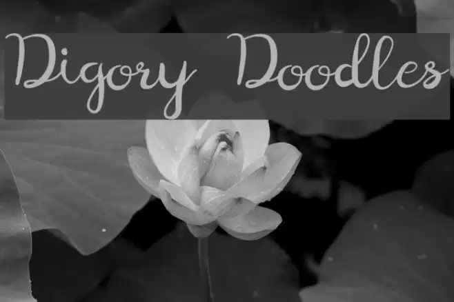 Digory Doodles Font examples