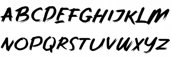 Digress Font LOWERCASE