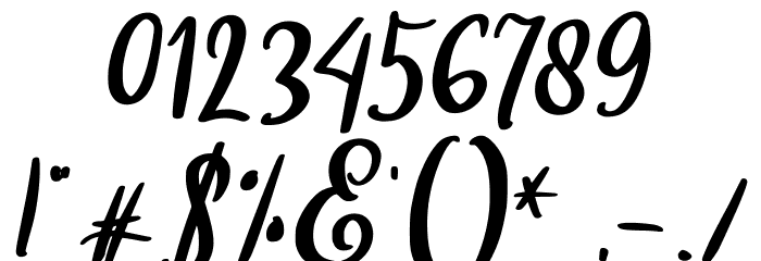 Digtta Font OTHER CHARS