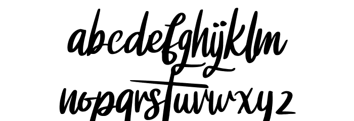 Digtta Font LOWERCASE