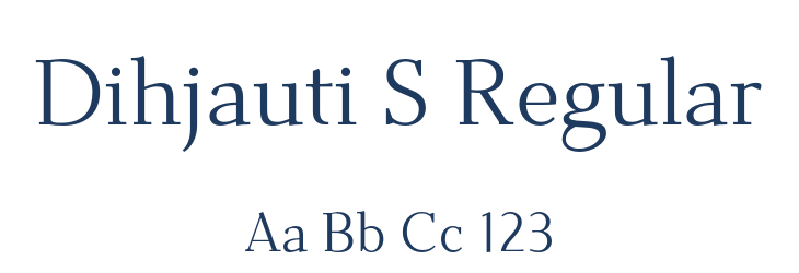 Dihjauti S Regular Font Preview
