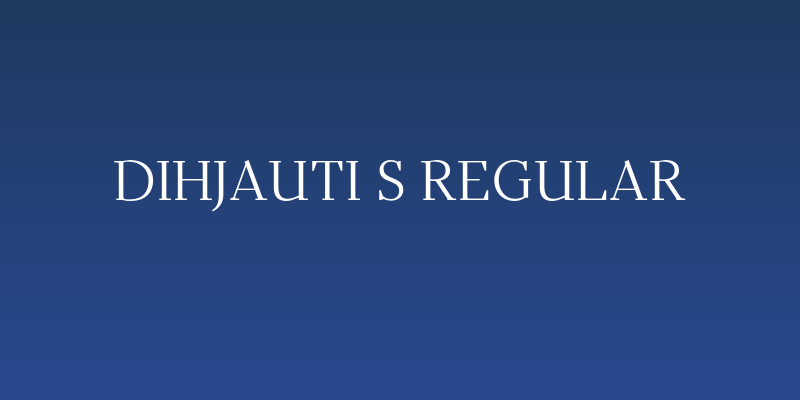 Dihjauti S Regular Social Header