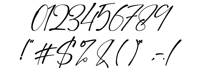 Dilan Script Font OTHER CHARS