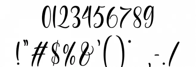 Dilan Whemsy Font OTHER CHARS