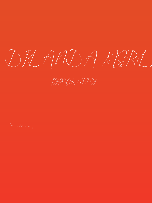 Dilanda Merlinmota Poster