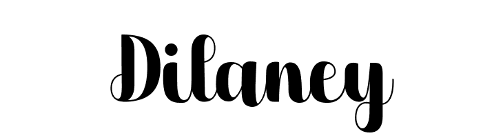 Dilaney  免费字体下载