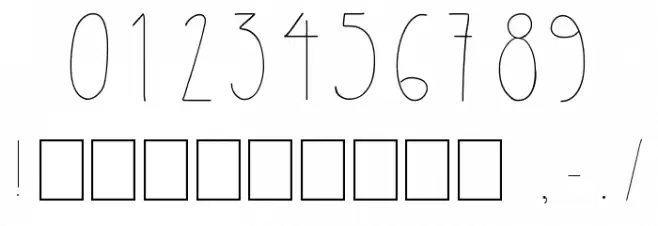 DilemHandwritten Medium Font OTHER CHARS