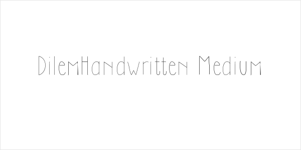 DilemHandwritten Medium Logo
