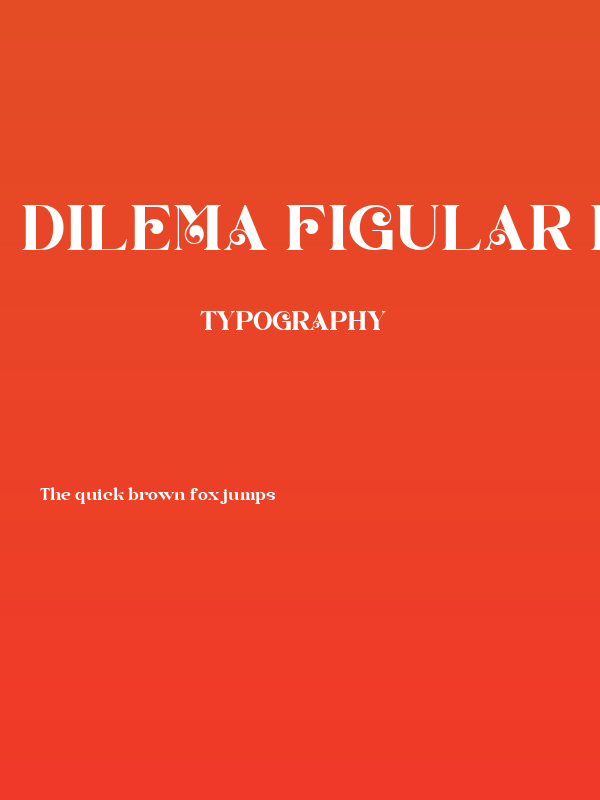 Dilema Figular Demo Regular Poster