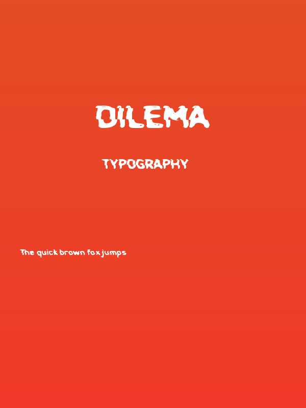 Dilema Poster
