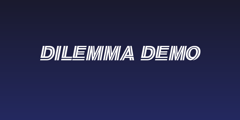 Dilemma Demo Social Header