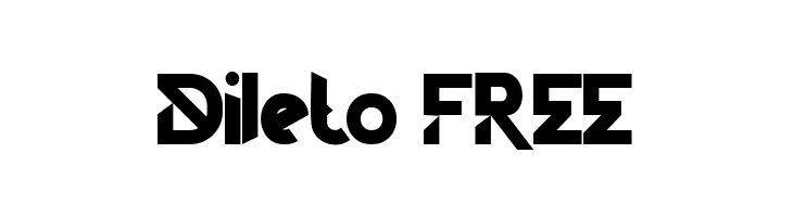 Dileto FREE  les polices de caractères gratuit tlcharger