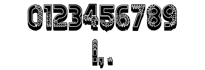 Diligent Regular Font OTHER CHARS