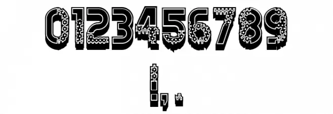 Diligent Regular Font OTHER CHARS