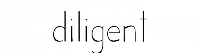 Diligent  Frei Schriftart Herunterladen
