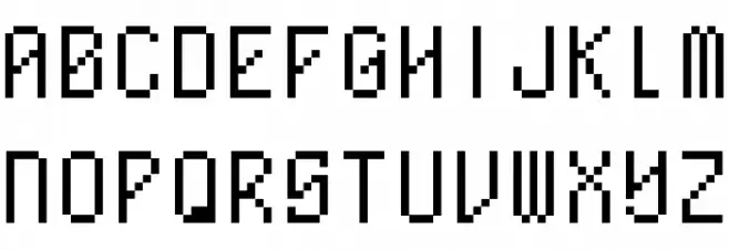 Dilithium Pixels NBP Regular Fuentes MAYÚSCULAS