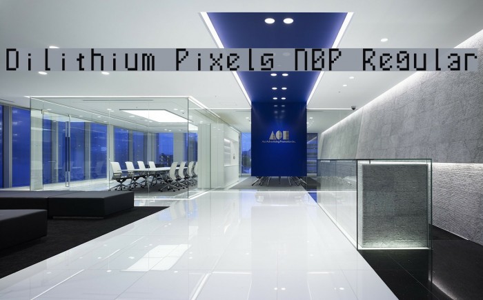 Dilithium Pixels NBP Regular Font examples
