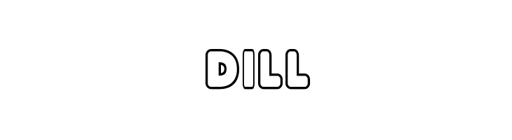 Dill  les polices de caractères gratuit tlcharger