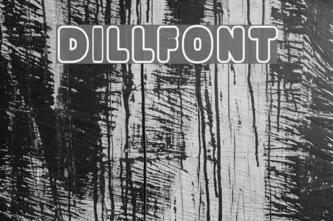 Dill Font examples