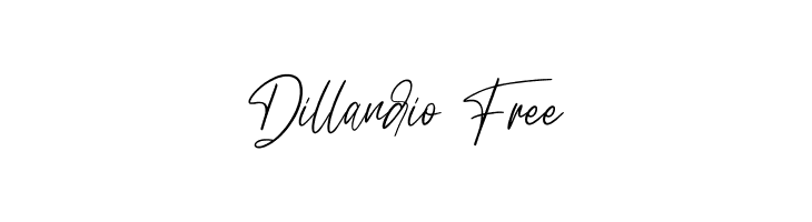 Dillandio Free  font caratteri gratis