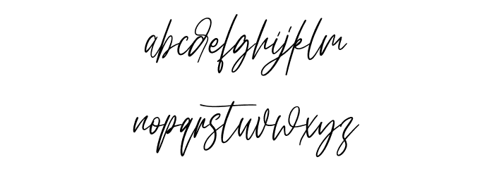 Dillandio Free Font LOWERCASE