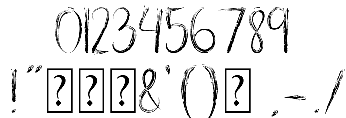Dillema Font OTHER CHARS
