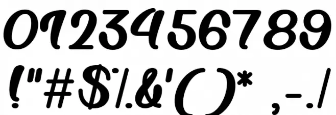 Dillon the Cat Regular Font OTHER CHARS