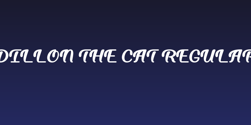 Dillon the Cat Regular Social Header